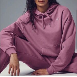 ALO Accolade Hoodie Soft Mulberry
